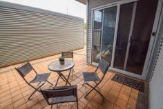 11/30 Paton Road South Hedland WA 6722 $229,000 *** OPEN HOME Thursday 17th of December @ 4.30 - 5.00pm *** Neat, Tidy, Modern, Central location = perfect investment or place to call home! 30 Paton Road was built in 2013 and features a mixture of one and two bedroom apartments. With unit 11 being on the ground level with its own private terrace - this unit is PRICED to SELL and will not last long! Property Features include; - 2013 Built 2x2 ground floor unit - Open plan kitchen and living - Modern, well equipped kitchen - stainless steel appliances - Large living and dining areas - opening to outdoor alfresco area and courtyard - TWO Double sized bedrooms; both with built in robes, split system air conditioning and the master bedroom with a private ensuite - Both Bathrooms are Spacious and feature modern fittings and cabinetry - Large and very private undercover terrace flows from the living areas - creating an outdoor alfresco area perfect for the evening BBQ's - added bonus to have a small yard - given the end position of this unit - ideal for creating your own private garden down the track - Lock up storage shed and one allocated car bay - Unit is fully furnished and all furnishings included in sale price - Corporate lease at $450 per week until 01/10/2021 - Strata fees apply All in all, this unit is modern, new and low maintenance - its perfect as an investment or as a place to call home - the last group of units I sold in this strata sold within DAYS of hitting the market.... Call Danielle Mariu - 0412 385 783 to view this unit before its gone!!!