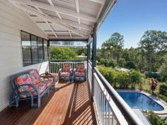 6 Ocean View Road Mount Mellum QLD 4550 $899,000 Delightful double story Queenslander set high on Mount Melum with expansive ocean views. Cool Mountain Breezes (240 meters above sea level). Down stairs has high ceilings and slate floors throughout. Plantation blinds and cedar french doors opening to morning sun on the easterly patio. 3 bedrooms opening to patio Kitchenette-full bathroom- sep toilet- Laundry. Saltwater Pool. 2 car garage close by. Up Stairs Via a formal entry and central staircase to open plan dining lounge. Generous separate kitchen with stone bench tops, gas cooktop and open pantry area. Polished hardwood timber floors, high ceilings. Most rooms flow out to the outdoor verandahs and take in scenic ocean views. Spacious master bedroom also opens to the views, second bathroom and toilet. Office plus a reading room adjacent to the lounge room. Views to Cape Moreton across Bribie Passage and also across AURA estate to Caloundra. House designed/built by Garth Chapman who specialises in Queenslander Style homes. Outside Fully terraced gardens, Lawns and Shrubs. A wide driveway leads down to 2 car lockable garage with electric roller door adjacent to front patio Many ornamentals and fruit trees ( lots of good soil and mulch brought in to create the gardens and lawns) Many extras include: Security Screen doors - Split Cycle air con in main bedroom and lounge. Wood burning fireplace in lounge, recessed lighting. Hard Stand Parking for caravan access to 2 kilowatt solar power and solar hot water Direct hot water from solar tank on roof to kitchen tap Views from Cape Moreton -Bribie Passage- Arora Estate to Caloundra. Upstairs Verandas front and back Downstairs Patio front and back. 40k ltr in ground tank at house and 10k ltr at shed for garden and extra storage. Standard septic and grey water system. Dual access to the rear of the property. Hardstand area adjacent to the house and also outside shed, room for Caravan and boat. Shed wired 240 volt/ 2kw solar system on the roof feeding back into the grid. 2 car lockable garage with electric roller door adjacent to front patio. Solar HWS on roof with direct link to kitchen sink. This established Colonial style home presents beautifully and has all the modern requirements for today's lifestyle. Providing comfort and convenience with wonderful airy rooms and magnificent views to the ocean. A quality home for the discerning buyer. Both Maleny and Landsborough are just 10 minutes away, 30 minutes to Sunshine Coast beaches and one hour Brisbane Airport. Call to inspect. Geoff Wells 0418787060..