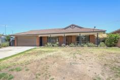 7 Lachlan Court West Wodonga VIC 3690 $399,000 Located in a West Wodonga Court close to Sporting facilities, Shopping Centre and Wodonga TAFE/La Trobe University, this is great family home. Offering 4 Bedrooms, the master at the front of the property has an ensuite and walk-in robe, the three remaining bedrooms are at the back of the property with access through to another bedroom or living room. Good size living area with the main lounge at the front and an open plan kitchen dining. The Outside offers an allotment of 858m2, double carport with access through to the backyard for a shed. With Some renovations and updating this could be your forever home. Ring today for an inspection! FEATURES: • Air Conditioning • Built-In Wardrobes • Close To Schools • Close To Shops • Close To Transport • Garden..