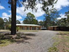 72 Nanango Brooklands Rd Nanango QLD 4615 $359,000 Only 4km from the town of Nanango, this brick home has verandas on three sides, it is a 3 bedroom home with a extra large 3rd Bedroom. Good size lounge/dining room area with a wood heater to keep you warm in the cooler months, also a split system air conditioner. The Kitchen has a electric oven and cook top with range hood, there is a two way bathroom with separate toilet. Ceiling fans through out the home, security screens on windows and doors and plenty of rainwater storage with tanks holding 16,000 Gallons. There is also a separate dwelling with a open plan kitchen/Lounge and dinning area, a large bedroom and a storage area that could be converted to a Bathroom, attached is a large carport and a entertainment/BBQ area. This property has a 10m x 8 m shed with power, with a 2meter awning. Behind the shed is another bay enclosed for storing garden implements and is fitted with a rainwater tank. The acreage is divided into a home yard and the paddock with the dam. Book an inspection Today