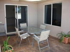 4/4 Khalick Street East Side NT 0870 $400,000 Located on a 4 unit complex, this delightful property is only a short walk away from the centre of town. Well-maintained, the unit offers 2 bedrooms and 2 bathrooms as well as an outdoor area. The welcoming living room is spacious and would be a great spot to relax or gather. Bedrooms have split-system air conditioning; the main one features a walk-in-robe and ensuite while the other bedroom has a spacious built-in-robe. The kitchen is functional and provides plenty of cupboard and bench space, it also comes with a double sink, 5 gas burner stove and electric oven. Off the kitchen, you will find a separate dining area offering an abundance of natural light. The outdoor area that can be as low maintenance as you wish offers a magnificent view of the Ranges..