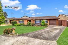 6 Evenstar Place St Clair NSW 2759 This large brick home is situated on a 576 sq metre block in a location of convenience that is perfect for a family looking to settle into a quiet street close to local shops and schools. Features include: * 5 Bedrooms. Built in wardrobes to 4 bedrooms, 5th bedroom could also be used as another living area. * Master bedroom with en-suite * L shaped lounge & dining room, with a heater, split system air conditioning and bar area * Large dining room off the kitchen * Spacious Galley kitchen with plenty of cupboard space, electric appliances and dishwasher * 3 way bathroom with separate bath and shower * Covered entertaining area in the backyard and low maintenance yards with a easy care grassed area * In-ground swimming pool * Single lock up garage and space for another 2 cars on the driveway Currently Tenanted at $550 per week. If you are looking for a great investment or a large house that you want to renovate to your liking then look no further, this is the house for you!!