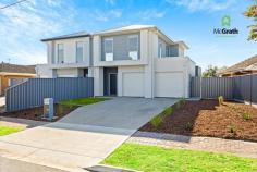  74A Jetty Street Grange SA 5022 $690,000 - $740,000 This near new, 2020 built, Torrens Titled townhouse with a wonderful rear facing easy care yard is ready for you to move in. With great street presence and a 14m frontage it boasts a double side by side garage (with auto doors & direct access inside) and a ground floor master bedroom with ensuite. This is rare in new builds in this price range in this highly regarded and sought after locale. The open plan living room and fully fitted kitchen with pantry take full advantage of the warming northern light from the large windows overlooking the private and fenced yard. Upstairs - bedrooms 2 & 3 share the three way bathroom and a small landing can be used as an office, a play area for children or just enjoy another quiet spot to sit with a book. Grange has always been recognised as a premium beach side suburb and whilst this property is at the Eastern end of the boundaries - you can still enjoy all that Grange has to offer at an affordable price. Close to schools, parks and transport this one will be popular for all the right reasons. 