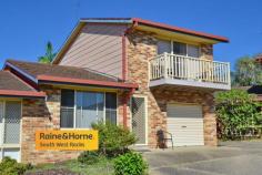 3/7 MICHAEL PLACE SOUTH WEST ROCKS NSW 2431 $345,000 Two bedroom townhouse in a quiet Cul-de-sac, looking over a large grassed common area which adds to the open space feeling. The townhouse has two bedrooms upstairs both with built-ins and the main bedroom has a good north facing verandah. Downstairs you have open plan dining / living, kitchen, second toilet in the laundry and a single lock-up garage. The property is in a complex of five and is currently permanently let. You will have to hurry on this one as there is not much on the market.