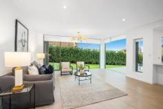 24B Smalls Road Ryde NSW 2112 $1,800,000 Ideally positioned just footsteps to Smalls Road Public School, this flawlessly presented duplex offers modern interiors, ample space and privacy. Its house-sized proportions creates a family-friendly atmosphere and an easy-care way of life. A secure, fenced garden provides safety for young children and pets to play together, combined with a north-facing alfresco ideal for entertaining or relaxing in the sunshine. Situated between Top Ryde City and Macquarie Park, the home also is within close proximity to Yamble Reserve, Midway shops, regular city transport and leading schools. - Immaculately presented throughout, street access from Neville Street - Spacious living areas connect with easy-care gardens and level lawns - Gas kitchen with Smeg appliances, 40mm stone bench and breakfast bar - Powerful and quiet ROBAM rangehood removes odour from the kitchen - Master suite includes bespoke walk-in-robes and a lavish ensuite - Main bathroom has a rainwater shower head, oval bath, luxe tiles - Prestige finishes throughout, tall shadow line ceilings, custom lighting - Zoned ducted air-conditioning, alarm system, plenty of storage
