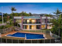 31 Pacific Drive Pacific Heights QLD 4703 $1,100,000 What a Sensational 2723m2 Location ! Location ! – in the Heart of Beautiful Pacific Heights – on the Exciting Capricorn Coast – perfectly positioned at the crest of a quiet cul de sac & showcasing Breathtaking Ocean, Island & Panoramic Views. As you arrive at this Fabulously Designed Home & Property – you will feel the wonderful tranquility, freedom, spaciousness & serenity – like you are ”Living on Your Very Own Planet”. When you step inside, you will truly appreciate the Amazing Ambience throughout, created by the fact that Virtually Every Room has at Least One Curved Wall & Virtually Every Room has an Ocean, Pool or Panoramic View . Showcasing on the Top Level – Views Views & More Views -PLUS – – A Stunning Foyer with Fabulous Vaulted Ceilings & a Grand Chandelier – Step up to the Wonderful Open Plan Living, and Formal & Informal Dining Areas. – Fantastic Family Kitchen – flowing perfectly out to the Patios – where you can enjoy entertaining your family & friends – anytime- day or night. – Spacious Master Bedroom with WIR & superb Ensuite PLUS Good Sized 2nd bedroom – Big Laundry, Powder Room & 2 Car Garage completes the Top Level Showcasing on the 2nd Level – via the Beautiful Curved & Tiled Staircase – – More Views Views Views – Huge Open Plan Living & Dining – 2nd Kitchen offering lots of good storage – 2 Big Tiled & Built in Bedrooms – Very Unique Bathroom, Fantastic Shower & Powder Room – Outside Patios – Lots of Room to Entertain, or Relax & Enjoy Family Funtimes Step outside to the Sensational, Cool, Inground Pool, beautifully surrounded by Lush Tropical Foliage, Shrubs & Palms creating a “Resort Style Lifestyle” – just brilliant for You & Your Family. SO MUCH MORE ON OFFER ! PLUS – Only a short drive down to Farnborough Beach, Yeppoon CBD & the many Cafes, Restaurants & Coffee Shops, along the Beach Front from Yeppoon – right along the Stunning Capricorn Coast . BE QUICK TO ARRANGE YOUR VIEWING NOW ! SIGN THE CONTRACT TODAY !