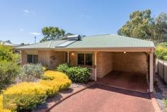 3/2 Walker Street Mount Helena WA 6082 $375,000 Write your next chapter in a modern, light-filled, 2-bedroom, 1-bathroom, plus study home set in a delightful over 55s community. A strata development of only five freestanding homes, landscaped gardens and a stunning natural setting create a lovely Hills hideaway with style. A central open-plan design, surprisingly spacious backyard and an easy walk to the Mount Helena village deliver convenience and the freedom to craft the life you want. • 2 beds 1 bath plus study • 1997-built brick and iron • Spacious light-filled home • Main bed w semi-ensuite • OP family/kitchen/meals • Separate study/craft rm • Private paved verandah • Spacious low-main garden • Carport under main roof • Walk to village centre Make a move to a comfortable, easy-care home at the heart of the charming Hills’ village of Mount Helena. Within walking distance of local shops, medical facilities, vet, pub and park, the bright, spacious home sits in a small, well-maintained over 55s community. A verandah, edged with landscaped gardens leads to the front door and into a tiled entryway with a bedroom arranged at either side. The good-sized main bedroom is filled with natural light and features built-in robes, an overhead fan, R/C/ A/C and semi-ensuite access. The junior bedroom offers a welcoming space for guests with garden views and a built-in robe. The home’s heart is an open plan kitchen/meals/family room with reverse cycle air-conditioning. Double doors expand the central living area into a separate study/studio – flexible space, ideal for creative activities, quiet reading or screen time. The well spacious kitchen features an L-shaped bench with an electric cooktop and oven, under bench cabinets and a walk-in pantry. Tucked behind the kitchen are a large linen press and walk-through laundry. A wide sliding door links the open-plan area to a delightful and private backyard with a paved verandah wrapping the north-east corner of the home, a manually reticulated garden planted with flowering natives, and a small garden shed. A separate, powered storage room could be used as a small workshop, to store tools and tinker. A gate in the rear fence leads to a communal area planted with fruit trees. Don’t miss your chance to downsize without compromise, discover the joys of Hills’ living and the charm of Mount Helena.