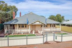 13 Cheetham Street Kalgoorlie WA 6430 Be absolutely “wowed” by this character home; it will leave you in awe! Not only does this property start with sweeping verandas but step inside to a fantastic hallway. The home offers 4 bedrooms, 1 bathroom and an amazing, spacious lounge and dining area set for a ballroom feeling. The country kitchen includes a big, walk in pantry. Separate study. Step outside to a sensational entertaining area, all enclosed. 6×9 powered shed with side and lane way access. This home also includes high ceilings, polished floor boards and a shed offering mechanical pitt. Just a few if the many features this amazing home has to offer. Call to view today!! -4 Bedrooms -1 Bathroom -Grand Entrance -Spacious Lounge/ Dining -Country Kitchen -Walk in Pantry -Study -2 Toilets -Enclosed Entertaining Area -6x9m2 Powered Shed -Mechanic Pitt in Shed -Side and Lane way Access -Sweeping Verandas -High, ornate ceilings -Polished Floor boards..
