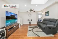 18 Strauss Road St Clair NSW 2759 This lovely split level home is a must to inspect. Situated on a 561sqm block in St Clair. The entry level of the home features: *Combined living and dining room with skylight *Large open kitchen with glass splash back, stainless steel appliances & walk in pantry *2 bedrooms with built in robes *Spacious renovated bathroom with large vanity featuring 2 basins The lower level of the home features: *Large rumpus room which could be used as a second living area, 4th bedroom or home office *Access to the outdoor decking, perfect for entertaining The upper level of the home features: *Large master bedroom with walk in robe and ensuite *Split System air conditioning Other notable features include: Ceiling fans throughout, double carport.