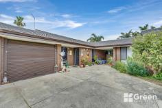  4/29 Creery St Dudley Park WA 6210 $249,000 Are you looking to downsize, lock and leave or an investment? Then this well-kept property would be perfect, offering an easy lifestyle in a great location. Sit back and enjoy an “easy to maintain home” and all the comforts of being so close to everything. Invest, whereby you could get a return of approx. $270-280/week OR simply move in yourself and make this your next home. FEATURES * Three good sized bedrooms all with Built-in robes * Good sized lounge area with ceiling fan * Wood vinyl floors which flows throughout the lounge dining and kitchen * Two extra living spaces at the rear which has been built under the patio * Bathroom with shower and vanity * Well maintained Garden with established planting and easy care lawn * Separate WC * Well designed kitchen with plenty of storage, split system air-conditioning * Lockup garage parking plus a carport, Dual access to the property * Very affordable Strata fees that include Water usage & Building insurance A short drive to the Mandurah forum and schools. Most importantly this home is in walking distance to the Mandurah foreshore and amenities with plenty of access to public transport. 