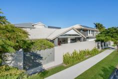 2 Beirne Street Hendra QLD 4011 This beautifully private, north-facing contemporary designed family residence is located in Hendra’s dress circle on a corner 648 m2 lot, with a flexible dual level layout and free-flowing indoor/outdoor living seamlessly opening to a magnificent, covered Sala and landscaped garden. There are multiple zones for effortless alfresco entertaining and relaxation offering the best of contemporary living in a prestigious location. The generous ground floor master bedroom, with a large walk-in robe and superb ensuite, enjoys an adjoining living/media room as a perfect parent’s retreat. There are three additional bedrooms with the two large upstairs bedrooms entering from a substantial TV/rumpus and verandah. Providing excellent storage throughout, including an oversize garage to accommodate cars and workshop, this fabulous residence has it all. Our Lady Help of Christians Primary School is across the road, Hendra shops, restaurant, coffee shops, bus and train transport a very short walk and all within a twenty minute drive to CBD and Airport. Features Include: - Magnificent open plan living, dining, kitchen opening to a large North facing Sala - Seamless indoor/outdoor living flowing to landscaped manicured private garden. - Custom CaesarStone/Miele gas/convection kitchen with breakfast bar and large pantry. - Generous Double LUG with internal access + 3 extra off street parking - Ducted air-conditioning, Solar power, tanks and bore.
