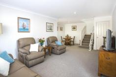 2/9 Witherington Ave Ulladulla NSW 2539 Enjoy easy care living in this immaculate duplex offering incredibly spacious living and generous rooms throughout. The living areas and gourmet kitchen, bathroom and laundry are on the ground floor with access to the private courtyard with covered patio and fully fenced grassed yard. The home features a wide staircase with chair lift already in place for long term living leading to the upstairs bedrooms, the main with luxury ensuite and walk-in-robe. With a spacious double garage and plenty of off-street parking, there is space for everything. Spend your mornings on the upstairs balcony taking in the distant ocean views, or take a short stroll into Ulladulla and take advantage of having the CBD, restaurants, schools and harbour on your doorstep.