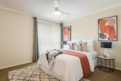 13 / 27 Camille Crescent Wynnum West QLD 4178 $400,000 Imagine a gorgeous three-bedroom townhouse that’s utterly peaceful, and yet only five minutes’ drive to Wynnum Plaza. Just nine minutes to the boats and sea air at Manly Esplanade. Within walking distance of multiple, leafy parks. Imagine airy, bright rooms, a delightful courtyard, absolute comfort and security. Welcome to 27 Camille Crescent. It’s a gated community, surrounded by beautifully-kept homes and gardens. There’s an attractive shared pool and entertainment area, maintained by a full-time manager who lives on-site. This is fantastic, fuss-free Queensland living—ideal for busy people—with all the benefits of great amenities without the hard work. Drive in to your remote-controlled garage. Peace after a hectic day. The spacious living and dining area flows to a large, fully-fenced courtyard. It’s very private: a perfect place to entertain, or just relax. There are cool tiles underfoot in the kitchen and dining area, but for those extra-hot summer days, the living area is air-conditioned. Upstairs, that sense of light and space continues. All three bedrooms are fully carpeted, with built-in robes and ceiling fans. A large en suite bathroom and additional robe adjoin the main bedroom. In the tiled main bathroom there’s a full-size bath and separate shower. In excellent condition throughout, this lovely townhouse represents a superb opportunity to secure a home of quality in an ideal location. It’s just over twenty minutes’ walk to Lindum station, with speedy rail straight to the CBD. Multiple schools are less than 3kms from your door, including Wynnum West State School, Brisbane Bayside State College, Iona College, Moreton Bay College and more. There’s a childcare centre (Goodstart) just a few minutes’ walk away. Camille Crescent has easy access to the Gateway Motorway for a quick run to the coast. Brisbane airport is just fifteen minutes’ drive away.