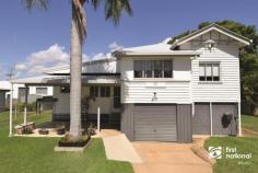 45 Rainbow Street Biloela QLD 4715 $295,000 There is real pleasure in finding a “50’s style” weatherboard home that has been tastefully reimagined to continue its usefulness well into the future, and it is here in spades for the discerning buyer. Rainbow Street is a desirable location for all, being home to several facilities such as the Biloela Civic Centre; the Community Resource Centre; Panthers Football Club and Rainbow Street sporting fields; the Biloela Aquatic Centre, St. Josephs Primary School and Catholic Church and the Biloela State Primary School. This reimagined split-level home is both stylish and comfortable, needing nothing more than its new owner to move in and enjoy. The spacious kitchen evolves into the dining area, that reflect the modern décor coming from natural lighting onto the polished timber floors. A short staircase takes you up to the air-conditioned lounge room and study nook, the three split system air-conditioned bedrooms and stunning tiled bathroom. The laundry is downstairs along with the second toilet and shower. There is single car accommodation under the house along with plenty of storage and entertainment space. The 1012 m2 allotment is fully fenced and the backyard is inviting with a mature shade tree plus a garden shed.