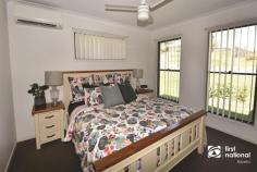 29 Panorama Drive Biloela QLD 4715 $325,000 29 Panorama Drive represents excellent value to any purchaser from an investor looking to start or increase their investment portfolio to the first home buyer or a family needing 4 bedrooms and a spacious fully fenced yard. Let’s start with the attractive brick exterior and double lock up garage. Moving on to the appealing neutral décor throughout that will accommodate any furniture colour scheme. The kitchen boasts a breakfast bar with open-plan dining and air-conditioned lounge. The main bedroom features an ensuite and air-conditioning, plus 2 of the other spare bedrooms are air-conditioned too. Tiled floors cover the living areas, and the bedrooms are carpeted. The rear patio is accommodating, there is a rainwater tank and a garden shed. The expansive backyard paired with side access is also appealing and holds potential for a large shed. 29 Panorama Drive is value for money with a long-term tenant in place. Don’t miss the opportunity, call Amanda or Ross for more information and to arrange your inspection.