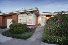 2/6 Maverston Street Glen Iris VIC 3146 Renovated to perfection; this single level residence has been transformed and features open plan living zones whilst focusing on quality finishes and natural sunlight to create a stunning home in a truly convenient location. Upon entry, the polished floorboards exude elegance and proceed to spacious living and dining room which adjoins the sparkling gourmet kitchen. Highlighting the kitchen are stainless steel Bosch appliances, feature north facing window, stone bench tops, pantry and separate adjacent laundry with space for side-by-side washer/dryer and rear access. Two double bedrooms both include built in robes include main with split system and are accompanied by bathroom which has has floor to ceiling tiles, bath and separate shower. The north facing landscaped courtyard provides a supremely private and peaceful outdoor sanctuary with paved entertaining area and grassed spaces which can be easily accessed from the interior and garage. Additional features include plantation shutters, split system air conditioning, heating, quality carpets in bedrooms etc. Sited within a well-maintained boutique complex of only four homes, the convenient location is just a short walk to Leo's Supermarket, Burwood train station, Toorak Road tram, multiple cafe and restaurant options plus the ever-popular Anniversary trail and parkland.