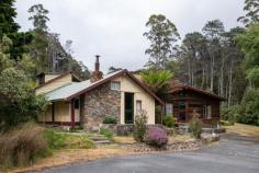 13101 Highland Lakes Road Golden Valley TAS 7304 • Complete relaxation in a mountain hideaway, no neighbours • Environmental paradise • Potential B&B and tourist accommodation • Retirement in heaven means spiritual repose The property is located in the Great Western Tiers, a spectacular region of North Central Tasmania. The property is in the shadow Quamby Bluff, the northern most peak in the Western Tiers mountain range. The property sits at an altitude of about 600 metres. It snows maybe a dozen times a year turning the landscape into a winter wonderland. The closest town is Deloraine, a pleasant 15-20 minute drive, it is a premier tourist town boasting a large supermarket, cafes and schools. It is the Arts and Craft centre of the southern hemisphere. Your nearest neighbour is about 1 Km away. An extraordinary property on 20 plus acres of rain forest. There is a water fall of some 20 feet at the top of the reserve. A deep creek traverses the entire length of the property. At the upper reaches of the creek is a dam with a 40 foot thick wall with hundreds of trout and some platypus. The creek runs 365 days and is fed by half a dozen spring water sources from the base of Quamby Bluff. It runs in at one end and flows out the other, leaving it crystal clear at all times. Buildings: The buildings on the property are presented in the form of several dwellings. They are alpine architecture in style. Low roof profile with very tall ceilings inside. Cabin:There is a large totally self contained cabin with a very large “wrap around” stone fire place with an abundance of slate flooring. Two bedrooms, a kitchenette with oven and fully appointed bathroom with free standing bath with brass fittings. Both bedrooms and kitchen have generous built in wardrobes and cupboards. Main Dwelling : Two storey main building of some 24 squares. Three double bedrooms, two very large living areas with bathroom and laundry. The “house” is made of Cedar, Oregon, Blackwood, slate and concrete…with a substantial amount of glass. Everything is gas powered. There are 8 large solar panels . A huge under cover wood store with a trap door to feed the wood directly into the house. There are 4 large gas tanks (45 kilo tanks supplying both dwellings; 180 kilos in all). Two instantaneous gas water heaters. Gas water heaters. Outside: Double garage (plus work room) with tilt door and a substantial car port holding up to 3 cars. There are 2 well appointed outside toilets close to the house. This property had previously been used as a restaurant and has been approved and licensed for serving meals and alcohol on a limited license ( the licenses have expired but if need be can be renewed.) The kitchen has been approved for industrial use. Organic Garden: There are some dozen raised garden beds (with wood sides) and on old chook shed. Fauna: Tasmanian devils, spotted tail quolls, in your backyard, together with a mob of pademelons and brush tail possums that can be hand fed – it does not get any better. Possums, quolls, Tassie Devils, echidnas, the occasional wombat, some 3 types of wallabies, platypus, 100s of trout, unquantifiable species of birds…the list goes on and on. Flora: Innumerable. Dozens of species trees, bushes and flowers. There is something blooming all year round. Man ferns are everywhere. All of this is in the World Heritage Area and would be of substantial tourist interest. Huntsman lake and Liffy Falls are a short drive away and there are several walking tracks to the top of Quamby. A comfortable day trip will allow access to Cradle Mountain and dozens of other spectacular destinations. Launceston and Devonport are only an hour away plus an abundance of high quality vineyards, cafes and restaurants. The Tamar wine growing area is simply a day trip. The Mole Creek caves are less than 40 minutes away.