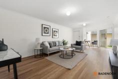 25/12 Byron Court Phillip ACT 2606 This renovated ground floor 3 bedroom apartment supplies spacious living in an ideal secluded location. Situated away from the hustle and bustle, whilst still being near the Woden Town Centre and just moments from an array of amenities such as the Canberra Institute of Technology, Westfield Woden, Canberra Hospital, playing ovals, cafes, restaurants and so much more, convenient living starts here. The seamless floor plan features a spacious living area plus a dining room along with 3 generous sized rooms (all with built-in robes). The master bedroom is segregated from the remaining bedrooms and has direct access to the front courtyard and is complete with ensuite and spa bath. Modern renovations means the hard work has been done for you with new hybrid spotted gum flooring to all living areas and new carpet to all bedrooms. The home has been freshly painted throughout along with a brand new timeless kitchen, boasting an abundance of bench and cupboard space. This combination of a seamless floorplan and a convenient location is one you don’t want to miss out on! Features include: 3 bedroom ground floor apartment Ensuite to the main bedroom with spa bath Built in robes to all bedrooms Spacious living areas New flooring throughout Brand new kitchen with stone bench tops, dishwasher and plenty of storage Freshly painted throughout New window treatments Dryer to laundry Sunny private courtyard Single garage plus additional car space.