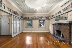 377 Burke Rd Glen Iris VIC 3146 Occupying the imposing corner of Harris Avenue with the rare benefit opposite parkland, this charming period home showcases classic features of a desired era along with a location of pure convenience. The delightful residence immediately displays character filled attributes through high decorative ceilings, polished floorboards and leadlight touches. Expansive floorplan commences through entrance foyer which leads to formal lounge and separate dining room that opens onto kitchen and rear family room. Four generous bedrooms provide plenty of accommodation with two bathrooms, additional powder room and separate laundry allowing for easy living. Rear yards include carport and additional off-street parking plus studio and plenty of room to move. Benefitting from the side street, any potential renovation or re-development (STA) will be assisted through easy access from Harris Avenue and open outlooks to parkland.