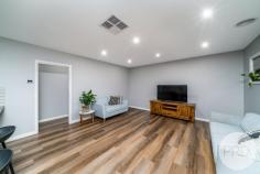 69 Connorton Street Uranquinty NSW 2652 $749,000 An extremely rare opportunity to get a near new home with every inclusion you can think of and finished to the highest standard. Set on a great sized 878m2 block and less than 2 years old, there are three large bedrooms all with built in wardrobes and a master with stunning ensuite and oversized walk in robe. There is also a full sized study room with built in cabinetry and multiple indoor and outdoor living areas. The kitchen is state of the art with soft close drawers, a walk in pantry, stone benchtops and an abundance of storage options. Outside there is an undercover entertainment area with built in kitchen and drive through access from the double garage to a huge powered shed. There's also a quaint kids corner to play away the days! This home will appeal to those wanting a new home of 'show home' quality, in a family friendly area that you can move straight in to without a cent more to spend.