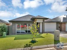 2 Willet Close Evanston South SA 5116 Welcome to 2 Willet Close, Evanston South. Set back on a convenient 375sqm allotment approximately, this 2018 built designer home is the perfect opportunity to secure your very own home in the heart of the beautiful Aspire Estate located within walking distance to Trinity College, local parks and within minutes of the main street of Gawler. Large open planned living spaces, spacious bedrooms and two well designed wet rooms, this property is the pinnacle of convenience with the added plus of its low maintenance yard and a great choice of interior selections. The home includes: - Large master bedroom with automatic roller shutters, spacious ensuite and walk-in robe - Front lounge room off the entrance hallway is the perfect secluded area to escape of an evening - The open planned kitchen, meals and living area is large and is flooded with natural light from the surrounding windows - The kitchen with breakfast bar, stainless steel appliances and dark wood additions includes plenty of cupboard and bench space - The remaining bedrooms all include built-in robes and are conveniently located around the home - A three-way main bathroom with the convince of separate toilet also includes a spa bath – the perfect addition to the perfect home - Outside, the low maintenance yard with artificial turf really does complete this great family home