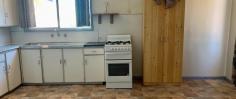 3 Broadbent St Wongan Hills WA 6603 $170,000 3 bedroom 1 bathroom home sitting on a 1012sqm block. Ducted A/C throughout the main living areas & bedrooms of the house. Carpet to the front entrance, lounge room, hallway & bedrooms. Basic kitchen/dining with gas cooking & plenty of room for improvements. Bathroom comprises of a single vanity & shower bath combo recess. Small decking out the back with basic pergola for entertaining. Large backyard with plenty of space for that chook yard, vegie patch or why not both!! Double garage with power & driveway access is situated at the side of the house. With a little attention this home would make a great little investment.