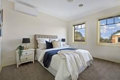 Unit 14/205-213 Mitcham Rd Donvale VIC 3111 Light filled throughout and perfectly positioned in a gated residential enclave, this appealing town residence offers a quiet, secure and low maintenance lifestyle moments to every convenience. An ideal floorplan offers sun drenched open spaces, lounge room, dining and kitchen all extend out to a superb wrap around courtyard and garden perfect for entertaining, play space and pets. Upstairs reveals the generous master bedroom with a walk in robe and ensuite, whilst the remaining two bedrooms share the bright family bathroom. Additional features include heating, cooling, powder room, laundry, storage and double garage. Take advantage of the exceptional location moments to Mitcham Primary School, Mulluana College, parks, Mitcham Private Hospital, shopping, cafes, bus, train and freeway.
