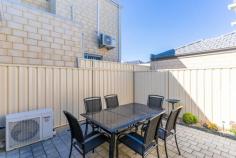 18 Delamere Ave Currambine WA 6028 $400,000 Perfect for First Home Buyers, Executive couple, Retiree, or a Savvy Investor. It's just a short stroll to the popular `Currambine Central/ Market Place' - Food outlets, restaurants, shops, cinemas, medical centres, gyms, parks, transport, excellent schools & beaches, within easy reach to the most popular Joondalup resort/ golf course, churches & to the Joondalup Lakeside Shopping Centre. Special features include: - Spacious living area with a sliding glass door through to the outdoor area or courtyard - Open plan meals area, kitchen & family/ living area with s/s aircon & ceiling fan. - Well-appointed kitchen with stainless steel appliances- gas cooktop, electric oven & plenty of cupboards - Master bedroom with built in robe, split system aircon & ceiling fan -Ensuite bathroom with a separate shower, w.c's & vanity in neutral tone - Two further bedrooms with built in robes & a ceiling fan - Main bathroom with a separate shower/ bathtub & w.c's - Gas hot water system - Double garage with a remote-controlled door - Low maintenance front & rear garden