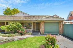 2A Bennett St Brighton SA 5048 $565,000 - $595,000 In the perfect Brighton position, this gorgeous 1980's homette is everything you could wish for in a highly-sought investment or live-in requiring minimal upkeep. Attractive front gardens and lawn around a winding garden path and porch with picket fence make for a most welcoming first impression, which won't be undone when you step inside. Updated with floating floors, a bright front living and dining area capturing lovely morning light is overlooked by a most functional U-shaped kitchen with raised breakfast bar, wall oven, double sink, fridge recess and plenty of storage and bench space. Two generous bedrooms each enjoy the comfort of carpet, built-in robes, ceiling fans and views to the backyard, serviced by a large sky-lit bathroom with huge shower and a separate w/c. A larger-than-you-would-expect backyard of lawn and garden beds offers plenty of space for little legs and home gardeners to do their thing, with extra legroom readily available at the Gemmell Green Reserve and Playground (pictured) and Jack Chaston Park, each within a few hundred metres. Alfresco entertaining is made easy courtesy of a northerly-aspect side courtyard with pergola accessible from the kitchen. We also adore: - Skylights to the living/dining and kitchen - Split system air conditioner + ceiling fan to living/dining - Spacious separate laundry with outside access - Secure single garage with courtyard access - Freshly painted A superb Brighton location - zoned for Brighton High with Westfield Marion Shopping Centre, Brighton Primary School, Warradale Kindergarten, bus and train transport and all the amenities and eateries of Brighton Road at your fingertips, all just a couple of kilometres from Jetty Road and Brighton's beautiful beaches and with top-rated Banks and Brown café a short stroll down the road ready to keep you caffeinated.