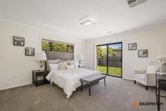 8 Howmans St Harrison ACT 2914 Recently refreshed throughout with new paint, this modern 4 bedroom family home is ideally located in the sought-after suburb of Harrison, offering style and comfort within a few minutes’ drive to the ever-growing Gungahlin Town Centre. The home has an easy flow floorplan with a separate carpeted lounge at the front of the home and tiled floors to the generous kitchen and living area, with plenty of space and neutral tones throughout. The well-designed kitchen area boasts a breakfast bar, stainless steel appliances including, a dishwasher, gas cooktop and ample cupboard space. Take a step outside to the low maintenance backyard, providing the perfect space to entertain guests or for the kids to enjoy the outdoors. The master suite located to the rear of the house, features a spacious, modern ensuite, generous walk-in robe and direct access to the backyard. The remaining 3 bedrooms all have the convenience of built-in robes, with one also boasting an additional powder room. The quality inclusions continue; with the combination of ducted gas heating and ducted evaporative cooling providing year-round comfort. Perfectly completing this property is the convenience of the double garage with remote and internal access. Within close proximity to the light rail, Gungahlin Marketplace and Mulligans Flat Reserve, Barton Highway and Federal Highway, as well as schools, playing fields and parks, this home has something to offer to every lifestyle. Features include: 4-bedroom house Master suite with a generous ensuite, walk in robe and direct access to the backyard Additional powder room to the 4th bedroom Ducted gas heating and ducted evaporative cooling ensuring year-round comfort Huge modern kitchen with dishwasher, breakfast bar & gas cooktop Separate carpeted lounge to the front of the home Large tiled family room Built-in robes to all bedrooms Low maintenance yard with paved area Double garage with internal access & remote EER: 4.5 Built: 2005 General Rates: $4,174pa approximately Land Tax: $7,108pa approximately Residence: 221sqm approximately Garage: 40sqm approximately
