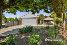 12 Coventry Court Wodonga VIC 3690 Situated on a large, landscaped secure block in a popular and convenient West Wodonga Court location sits this practical family home. Featuring 3 bedrooms, the main with ensuite and walk in robe, with bedroom 2 and 3 to the back of the home sharing the spacious family bathroom with bath and shower. The tiled open plan living area sits to the front of the home and leads through to the large, tiled meals area with the adjacent kitchen offering good storage space, gas hotplates, oven, and dishwasher. Your comfort is assured with ducted heating and cooling throughout, whilst outside you will enjoy entertaining in the the large undercover area (10x6m), as well as an approx. 9x5m Zincalume garden shed ideal for storage. The large, secure backyard is ideal for the kids or animals, with easy access from the front of the property through double gates.