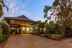 1 Dunnart Crescent Djugun WA 6725 $875,000 Situated in one of The Roebuck Estate's most sought after streets, lies this expansive family home. Boasting 4 large bedrooms, 2 modern bathrooms plus a home theatre and study nook, this seamless blend of space and style delivers coastal, modern living for a relaxed lifestyle. Entering the home, prepare to be wowed by the spacious open-plan family dining and living area flowing into the stunning modern Chef's kitchen. The kitchen boasts a massive stainless steel oven, ample storage and features, granite bench tops with white gloss cabinetry and tiled splashback including a featured island bench with stunning, overhanging pendant lights. The sweeping living area and the separate home theatre room offers peace and privacy for the whole family. Beautifully bright hallways and modern flooring lead to a stunning master suite with a large walk through robe. Large sliding windows allow natural light to flow in and attached is the ensuite which includes a large vanity and lots of storage space. Another 3 bedrooms flow on from the living area, all with built in wardrobes and an accompanying bathroom including a bath, ideal for families. One of these three is an ancillary bedroom with separate side access, that is a perfect guest retreat or the ideal space for running a home business. Other key highlights include the study nook and the separate laundry with endless storage. Stepping out into the backyard you are welcomed by a poolside timber alfresco deck with a view of the tropical garden and the sparkling below-ground pool which is perfect for cooling off on those balmy Broome days. The backyard also offers a paved area, ideal for a fire pit to relax around and strategically backs onto the separate lock-up shed which offers added storage for all your tools and toys. Due to a home business currently being run from this property, it has a rare allowance for a possible 10 kilowatt solar system, instead of the standard residential 5 kilowatts, another reason to love this home. Located in the exclusive pocket of Roebuck Estate on a quiet street this home is in a prime location. Only a short walk to Roebuck Primary School and situated across from the local park, it's the vibrant, community style living the whole family will enjoy. Delivering the ultimate in location, lifestyle and liveability, this stunning and spacious family home won't be available for long!