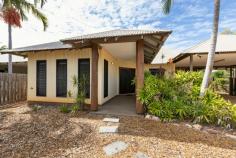 25 Bin Sallik Avenue Cable Beach WA 6726 $639,000 Flexible, functional and feature-filled, there are many words you can use to describe this spacious and stylish 4 bed, 2 bath home but one word stands out above the rest: impressive. Beautifully crafted and presented near new, the home is the definition of modern, low-maintenance family living. From the front, the home boasts great streel appeal thanks to its mature tropical gardens and towering palms. The large double carport has room for two large vehicles with additional driveway parking and gated side access for secure boat, caravan or trailer storage. Thoughtfully considered and carefully crafted, you'll discover detailed features and finishes throughout the interior from the architectural ceilings, louvre windows, downlights, modern tiled floorings and an earthy colour scheme. Open-plan living and dining areas offer plenty of space with no shortage of natural light and breezes flowing through. At the heart of the home is the modern and magnificent kitchen boasting stainless steel appliances, gas cooktop, built-in pantry, soft-close drawers, underbench power point and floating breakfast bar. Other key features include the big main bathroom, separate laundry, beautiful portico entry, air-conditioning, ceiling fans, modern downlights, louvre windows and plenty of internal storage space. The home itself boasts 4 large bedrooms, all with built-in robes, including the very generous master suite complete with walk-in robe, private ensuite and double feature doors opening onto the private rear balcony. Thoughtfully designed both inside and out, the expansive undercover alfresco offers the ideal outdoor living space overlooking the large rear yard with easy-care tropical gardens. There's more than enough room for a pool and a massive rear shed for all of your tools and toys. Located just a short walk through the dunes to Cable Beach, and close to local primary schools, shops and Cable Beach's famous strip of restaurants and bars, the prime location only adds to this home's glowing appeal.