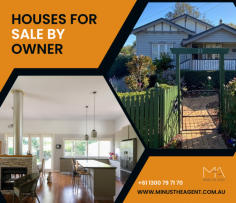  Sell your own house in Australia with the help of Minus The Agent. Houses for sale by owner is a perfect method to sell or rent property your own. Visit the website to buy the best and most affordable selling packages. Get your property listed with Minus The Agent today! 