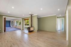 565 Long Swamp Road Armidale NSW 2350 Incorporating 25 acres alongside a spacious 3 bedroom solid built brick residence, 565 Long Swamp Road is a conveniently located lifestyle holding with excellent potential. The blonde brick home has been tastefully updated from its original finishes. The home now offers updates to all rooms with paint, carpets and floor plan changes to incorporate a flowing open plan layout. A galley style kitchen offers electric cooking, an island bench, stainless appliances and a neutral and timeless colour scheme. It opens onto a set of sliding doors to a covered outdoor entertaining verandah space and sunroom/ office. Living space is a premium and stand out feature of the home. Multiple zones make way for a number of potential dining and lounge layouts. A Combustion heater warms the open space and carpets underfoot give the space a comfortable feel. Three bedrooms are located down a short hallway, all three rooms contain built-in robes. The main bath consists of a bath, shower vanity and separate toilet. A detached single lock-up brick garage is in keeping with the home. Complete with slabbed floor and in-ground water tank to supply the home. The house yard is fully fenced featuring mature plants and trees with 25 acres semi cleared with loose stands of mature eucalyptus trees providing shelter for livestock. Private, convenient and oozing potential, 565 Long Swamp is up for genuine sale with relocated owners who wish to release their much loved home.