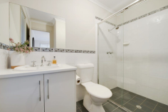 97 Kingate Blvd Blakeview SA 5114 $389,000 - $419,000 This quality home was built in 2010 and is nestled in a quiet area of the much-desired suburb of Blakeview. Whether looking for an ideal first home or an addition to your rental portfolio, this low maintenance neat three-bedroom home is the perfect choice. Offering three bedrooms, main with ensuite and ceiling fan. Tiled flooring throughout the high traffic areas to reduce wear and tear. Bedrooms all with carpet and fantastic natural light. Neutral colours throughout the home, giving it that touch of elegance. Modern kitchen with plenty of cupboard space, open plan living and dining area. All year-round comfort with a split system. Step out through the glass sliding doors to a lovely entertaining area with shade roller shutters, perfect for those hot days outside entertaining.