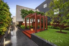  107/5a Winton Rd Malvern East VIC 3145 $590,000 - $620,000 Occupying a desired rear position within a quality boutique complex, this single level residence in superb condition creates a stunning home with enviable indoor/outdoor living areas plus private and secure access. Adorned with polished floorboards, the open plan lounge and dining receive an abundance of natural sunlight and adjoin the impressive kitchen which showcases stone benchtops, quality appliances and plenty of cupboard space. Two double bedrooms both possess built in robes with master including study area and ensuite bathroom. Additional main bathroom with floor to ceiling tiles includes European laundry for further convenience. A highlight of the property is the private balcony which has been beautifully furnished to create a serene setting that flows perfectly through to the interior to create easy entertaining options or quiet enjoyment. Additional extras include; car space, split system air conditioning, double glazed windows, storage etc. This convenient location is only moments from Darling Park and Gardiners Creek trail, speciality shops and cafes, numerous schooling options plus has easy access Darling train station, Waverley Road tram, Monash freeway and Chadstone shopping centre. 