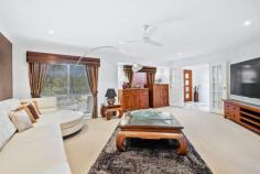 32 OXLEY CRESCENT ERAKALA QLD 4740 $1,050,000 Experience the luxury & quality that is epitomized in this stunning executive family home nestled into the gentle elevation of Settlers Rise on a massive 1875 sqm block & fetching views & breezes that will support your new relaxed lifestyle. This truly magnificent property will take your breath away with its clever design and quality craftsmanship. The spaciousness of the large block allows for your every wish: - Impressive, sophisticated, four bed, two bath home; - Inground pool with tiled surrounds for continuous entertaining; - Poolside gazebo with resort-styled landscaping, thatched Balinese-inspired roofing & endless views of the Valley; - Triple Bay Shed with long concrete driveway from roadside & fully fenced for security & privacy; - Expertly retained walls defining the various levels of this property which are perfect when entertaining & hosting large numbers of guests! The commanding double-door entry welcomes you firstly to the stunning formal lounge, which has views of the pool & entertaining area, with high ceilings, French doors & recessed cabinetry for a higher class of presentation. The welcoming foyer leads directly into a vast open-plan living area where the amazingly appointed kitchen takes precedence as the central hub of the home. This functional area offers extensive benchtop space & creates many workstations allowing multiple people to be in the kitchen at once without disruption. The large modern kitchen includes loads of cabinets, drawers & ample storage with a breakfast bar for busy mornings or lazy weekend starts! The kitchen is adjacent to both the formal dining room & the outdoor entertaining area for the choice of dining locations, with the large informal lounge room acting as a great family area for movie nights or Netflix marathons! With four large built-in, air-conditioned bedrooms, there is plenty of room for a growing family. The Master Suite is a location to behold due to its sheer size & luxurious walk-in robe & ensuite. Both the ensuite & family bathroom exudesquality & impeccable maintenance with high-class fixtures & finishes. The entire home is comfortably air-conditioned but also offers lots of natural light & breezes, supported by security screens. The tiled traffic areas & carpeted bedrooms ensure easy cleaning. The immaculate maintenance at this property is so refreshing, as the current owner's attention to detail is obvious from the recent exterior painting; repainted roof; manicured grounds; & stunning cleanliness throughout! The shed will be every man's dream with double roller doors, a third smaller bay & concreted driveway access from the roadside. Also included in the shed is a newly created granny-flat-style room with an ensuite that would be ideal for a teenager's retreat or guest wing where guests could come-&-go without interruption. Settlers Rise is one of Mackay's most popular family-friendly destinations with such a beautiful community 'feel' offered by paths, parks & immaculate high-caliber homes surrounding. Opportunities are rare to buy in this sought-after location, so be very quick to inspect & secure a wonderful address for your family that will give a lifetime of memories.