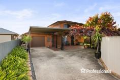 93B Phillips Street Wodonga VIC 3690 This lovely 2-bedroom, double storey, central home is instantly appealing, perfectly presented and features beautiful updates throughout. Set on a lovely landscaped 520m2 approx. allotment within close proximity of primary and secondary schools, as well as being easy walking distance to White Box Rise Shopping and Medical Centre. Lovingly cared for throughout, with faultless presentation, superb upgrades, and a modern luxurious design. Downstairs features the light filled living area, with gorgeous floating floors and upgraded modern kitchen with good bench space, gas hotplates and dishwasher. Also downstairs is the second bedroom with fresh décor, ceiling fan and built-in robes, the good-sized family bathroom with updates, and the laundry offering easy access to outside. Upstairs you will find the beautiful master bedroom suite offering a large walk-in robe with excellent storage options, ceiling fan, and behind the modern sliding barn door you will find the spacious ensuite with spa bath, separate shower, and toilet. There is also a balcony off the main bedroom, which makes an inviting spot to capture the morning sun and enjoy your morning coffee. Your comfort is assured with split system heating and cooling to the living area and master bedroom, as well as ducted evaporative cooling throughout. Outside on the perfectly presented 520m2 approximate block, there is ample room for the car, boat, or trailer with a single lock up garage with roller door, carport to the front of the garage plus an additional car or storage space. Entertaining will be a breeze under the spacious, rustic and character filled entertaining area to the back of the home. Offering a pot belly heater and drop-down blinds, plus an additional paved second sitting area if needed. Green thumbs will love the variety and changing seasonal colours of the established, themed garden beds, trees and vines, as well as the luscious green lawns that grace the side and rear of the home, all adding to the wonderful charm of this beautiful home. Great storage options with a lock up garden shed and a 6x3m shed offering plenty of space for all the tools or as a possible workshop area.