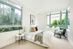 Unit 207/1 Roseby St Drummoyne NSW 2047 This convenient level-entry apartment in a luxury complex delivers exceptional space and comfort. Situated on the ground floor in East Drummoyne's exclusive Marina Point Apartments, the two-bedroom home features a generous and low-maintenance layout that's designed for a relaxed lifestyle. Unwind in the sunlit lounge with floor-to-ceiling glass doors that create a seamless flow between the living space and a wraparound entertainer's terrace framed by tropical greenery. Two spacious bedrooms include a light-filled master with built-in-robe and designer marble ensuite with spa bath. Head outdoors and explore local waterfront parks and walking trails, or make use of the onsite resort-style facilities, such as an indoor heated pool, and gym. This sought-after address is only 50m to Birkenhead Pt retail, 190m to Drummoyne Sailing Club, and 500m to the famous Bay Run. • High-quality two-bedroom apartment in a coveted waterfront location • Bright and airy open-plan living and dining space with seamless flow to terrace • Quality gas kitchen featuring Blanco gas oven, and stone benchtops • King-sized master includes built-in robe, and ensuite with shower, spa bath and vanity • Spacious guest bedroom featuring built-in robe and leafy outlook • Large internal laundry with room for washer and dryer, plus storage space • Wide wraparound balcony, perfect for alfresco dining and entertaining • Carpeted throughout. Ducted air conditioning. Internal storage room. • Secure, undercover single space parking.