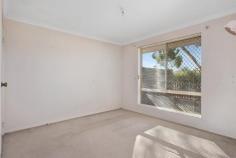 Unit 1/16 Varden St Piccadilly WA 6430 $309,000 This comfortable and affordable 3-bedroom quadruplex home has a lot to offer, featuring an open plan kitchen, dining and lounge area, separate laundry with double linen cupboards, good sized bedrooms all fitted with built in wardrobes, and a family bathroom with a shower, bath and vanity. The neat easy-care garden is fully fenced, with a patio to the side and a single carport. Features include: – Brick & tile structure – Open plan kitchen, dining & living space – 3 Bedrooms with built in wardrobes – 1 Bathroom & separate toilet – Laundry – Entertainment patio – Skylight in the kitchen & bathroom – Electric oven & gas stove top – Evaporative air-conditioning – Security alarm system – Garden shed & tool shed – Single carport – Easy-care garden – Gas heating & hot water system – Fully fenced corner unit – Built in 1991 on a 311sqm block – No Strata Fees