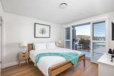 508 / 6 Bullecourt Street Shoal Bay NSW 2315 Nestled within the highly sought-after 'The Shoal' complex, this contemporary apartment boasts an optimal north facing orientation. Situated just a street back from the renowned Shoal Bay Beach - one of Australia's most prized coastal gems on the east coast. Radiating a sense of coastal opulence, this flawlessly maintained apartment offers two spacious rooms of accommodations two bathrooms, polished timber flooring, a well-equipped kitchen with premium appliances, two exquisite bathrooms, inducted air conditioning, and the added benefit of a secure undercover parking space. Lift access directly from the carpark to your front door will making living here a breeze whilst the north aspect will flood the property with natural light throughout the day. Property features: • Two bedrooms equipped with built-in robes • Two bathrooms including ensuite to main bedroom • Quality kitchen with stone benchtops and quality appliances • Open plan kitchen, dining & living area • Ducted Air conditioning • North facing aspect • Dual balconies • Secure undercover parking