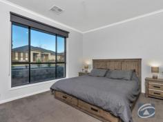 4 Heseltine Circuit Gawler South SA 5118 $699,000 - $729,000 Grant and Bailey Fielke welcome you to 4 Haseltine Circuit, Gawler South. Perched on the top of the hill in the renowned Woodvale Estate in Gawler South, surrounded by great views of Gawler is this premier recently built home. Set back on a large 600sqm allotment, this 2022 built home is perfect for a growing family looking to move into a brand new home, without the need to wait for your land to be ready or your home to be built. Comprising of five well sized rooms, open planed living areas, a study and much more… The Home Features: * A large double door façade leads you into the main hallway of the home. * Master bedroom to the left with his and her walk-in robe into a spacious bathroom with floor to ceiling tiling, double vanity with shower and toilet * A main theatre styled lounge room opposing a fantastic study space. * Open-planned kitchen, meals and living room. The walk-through kitchen with stainless steel appliances has plenty of cupboard and bench space and a walk-in pantry. * A flexible bedroom 5 or utility room comes off this area with build in robe. * The remaining three king sized rooms all include build in robes and carpet finishings. * A large three way main bathroom with floor to ceiling tiles and quality black finishes * Outside the fantastic entertainment area with gas provision, outlooks the fully landscaped rear yard with direct access into large shed. Other features include: * Zoned reverse cycle heating and cooling. * Large solar system * Workshop space in the extended double garage * Curtains to all windows