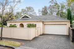 4 Leonard Terrace Torrens Park SA 5062 $1,600,000 - $1,700,000 Step into the modern comfort and natural beauty of this stunning circa 2002-built home, nestled on a generous 880sqm (approx) allotment. With three bedrooms, the main bedroom features an ensuite and walk-in robe, two spacious living areas, a separate dining room, and an open-plan kitchen/living/dining space. This is a deceptively spacious & private home in a very, tranquil setting, with all the convenient amenities you will need within walking distance. As you approach the residence, you'll immediately appreciate the privacy of the front garden, and security from the high fencing. This is your portal to a tranquil oasis, creating a sense of serenity and seclusion from all the distractions of the outside world. As you walk in through the front door, you will appreciate the home's traditional design, combining contemporary living with understated elegance. The front formal living room is one of two spacious living areas, providing versatility to create separate spaces for relaxation and entertainment. The separate dining room leading off the front formal living, offers an ideal setting for formal gatherings or intimate family meals. The heart of this home is the light filled open-plan kitchen, living, and casual dining area. Whether you are relaxing in your favourite chair, having a cuppa or preparing the family's favourite meal in the spacious and well-appointed kitchen, you will be enjoying the stunning view to the tranquil back garden through the full height windows. The three bedrooms are thoughtfully positioned for privacy and comfort. The master suite at the front of the home is a retreat unto itself, with an ensuite bathroom and a walk-in robe, offering a touch of luxury to your daily routine. The spacious bedroom at the back of the home would make a fabulous study with its dual aspect windows with views into the garden. The second bedroom has built in robes and room for a double, possibly a queen-sized bed. But the true magic of this home lies in the rear garden. With a creek, gentling running through it, dividing the garden space into two charming sections. An arched footbridge elegantly links the two parts, creating a whimsical and serene space. It's a perfect spot for quiet contemplation, outdoor gatherings, or simply unwinding amidst the gentle and calming sounds of nature. The home fitted with a monitored security system and fully automated garden irrigation. There is secure garage parking for two cars with direct access into the house and a rear roller door accessing the back garden and paved patio area around the perimeter of the home. This 2002-built home is a haven of comfortable, modern living, offering space, privacy, and a tranquil connection to nature. It's more than a residence; it's a retreat, a place to create cherished memories and experience the tranquillity of your very own oasis. Don't miss this opportunity to make this exceptional property your own.