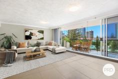 4E/5 Clifford Street Surfers Paradise QLD 4217 $765,000 This very spacious "E- Style" apartment located in the popular Dainford developed Peninsula apartment building is sure to impress with its size and updated interiors. This apartment will appeal to both owner occupiers or investors as there is a long term tenant in place wanting to stay on. Fully tiled large combined living and dining room Renovated kitchen with stone benchtops and dishwasher Renovated updated main bathroom with internal laundry Two spacious bedrooms with built ins and main with walk in robe and updated ensuite Generous full length balcony with some ocean views Resort building offering 4 swimming pools, a full tennis court, gym and a BBQ area Can owner occupy, be permanently leased or leased through the holiday letting services in the building.