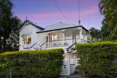 28 Sleath Street Toowong QLD 4066 Standing magnificently on the ridgeline, 'Glencary' is a cherished c1914 Queenslander exuding beauty, character and traditional charm. Enjoying sweeping vistas, the manicured 806sqm double block is at a prestigious locale, near Rainworth State School, The Bardon Shed, Mt Coot-tha and Rosalie village. Occupies two separate titles, prime north/east to rear aspect Rich in history, reportedly the first home in Sleath Street Well preserved and designed to offer easy family liveability Flowing open plan living/dining area of generous proportions Features high ceilings, ornate timberwork, VJ lining boards Doors lead to private entertaining deck and stunning gardens Expansive level lawn fringed by tall hedges and shady trees Welcoming kitchen with timber counters includes gas cooking Spacious bedrooms and practical bathrooms set on both floors Study, exquisite leadlight glass, original timber floors Air conditioning, ceiling fans, naturally bright and breezy Wonderfully comfortable as is, potential to add own touches Serene verandah and tranquil porch with views over Toowong Automated entry to fenced grounds and two car accommodation Indooroopilly State High catchment, four kilometres to the CBD