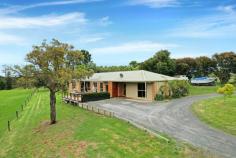 24 Boote Rd Drouin VIC 3818 $1,550,000 Being offered for sale in the picturesque and well-respected Drouin district is this outstanding country property with a sizeable residence on 23 gently rolling acres. Perfectly positioned on the Northern fringe of the Drouin township at the end of a no-through road with a scenic North Easterly aspect, this idyllic property caters well for your rural pursuits. Entry into the property is via a circular driveway, leading to a well maintained and presented brick veneer residence featuring modern kitchen, spacious lounge with solid fuel heating, split system cooling, dining room, light and bright open plan family / meals arrangement, 6 bedrooms, main with walk in robe and updated ensuite, refurbished main bathroom and laundry, rumpus room and expansive open decking area (perfect for entertaining). Hedges, garden beds, an expanse of open lawn, panoramic 180° views stretching from Mount Baw Baw to Mount Worth and a private setting that is truly relaxing further enhance the wonderful qualities of the property. A 9x7m enclosed shed with concrete floor and additional steel shed are valued inclusions as is 10,000 gallon concrete water tank. Fenced into 3 main paddocks, the land is all sown to pasture and is complete with permanent creek water supply, Quite simply, superb views, superb location and a superb opportunity.