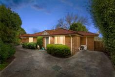 1/3 Glendale Close Langwarrin VIC 3910 $549,000 - $575,000 An idyllic offering for starters, investors or empty-nesters looking to embrace the ultimate in easy living, this sundrenched three-bedroom unit provides a peaceful and private sanctuary in the most convenient location. Cradled within a quiet and well maintained complex, the property is 350 metres stroll to Langwarrin Plaza, 750 metres to Woodlands Primary School, 3 minutes' drive to the major shopping of The Gateway and zoned for Elisabeth Murdoch College. Suitable for every age and stage with its single-level layout, the residence features spacious interconnected living and dining zones with woodgrain flooring, split-system heating and airconditioning, and tall windows capturing the north-facing light. A well-sized kitchen with generous cabinetry and countertops is fitted with a gas cooktop and sleek white appliances. Sliding glass doors off the dining zone open to a private courtyard garden lightly shaded by a canopy tree with raised veggie beds for green thumbs. Each with fresh tones, caramel carpeting and fitted robes, the three bedrooms are quiet and comfortable and share a full family bathroom with shower, tub and a separate toilet. In easy reach of walking trails, public transport and all essential services, this sweet unit showcases a savvy opportunity at an affordable price point buying confidence.