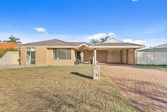 47 Templetonia Promenade Halls Head WA 6210 $500,000 A home with all the extras, in a sought-after location! Whether you're a first home buyer, investor, or someone in need of parking for a caravan or boat, this well-maintained home is neat and complete with 4 bedrooms and 2 bathrooms. The master bedroom features a built-in wardrobe with triple sliding doors and an ensuite equipped with a shower, vanity, and a separate toilet. The three minor bedrooms are also all complete with built-in robes and are serviced by the main bathroom, comprising of a bath, shower, and vanity. Enjoy easy care tiles to the main living areas, consisting of a separate lounge room, an open-plan kitchen, and dining, plus a games area. Stay comfortable with a split system air-conditioners, as well as a gas bayonet. Designed for those who love entertaining, this home boasts a spacious pitched patio area that features a raised deck with a built-in BBQ, cupboard space, and room for a bar fridge. In addition, there is side access which you can drive to a very sizable 6m x 7m powered workshop. Conveniently located near schools, shops, sports facilities, and the beach, this property not only offers a prime location but also exceptional value with the bonus of a workshop.