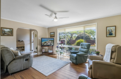 5 Camaroo Cl Casino NSW 2470 $695,000 Superbly located in a quiet cul-de-sac at popular Gay's Hill Estate, this affordable well maintained brick & tile family home on a whopping 1,000 sqm allotment, has plenty on offer with multiple living areas, air-conditioned, expansive paved entertaining area, truly a space for everyone to enjoy many family gatherings. Other property features include: 3 good sized bedrooms plus office, all with BIR's, main features air-con Chef's delight kitchen with plenty of storage and bench space, electric SS stove, dishwasher and a pantry, room for 2 fridges and adjoining meals area complimented with air-conditioning Comfortable L shape lounge room featuring bamboo flooring Renovated bathroom featuring large walk in shower, separate toilet Ample storage throughout with large linen cupboards and good sized laundry Tranquil, fully fenced yard with mature lawn, established easy care gardens and shade trees Auto oversized single lock up garage has a 2nd toilet with internal access, side access to a double carport for a caravan and car Solar panels installed to beat the raising power bills
